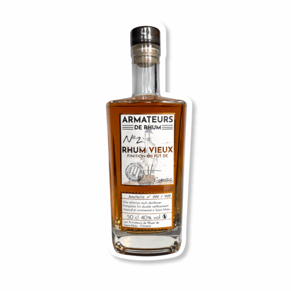 Rhum Vieux – Finish ex-fût « Cognac » – Cuvée n°2