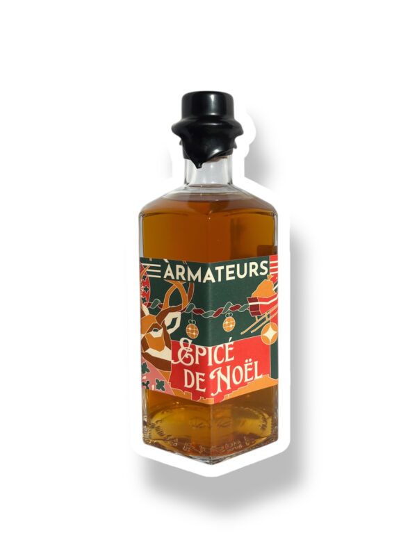 épicé de noel rouge stickers fond blanc Épicé de Noël - Vieilli en fût