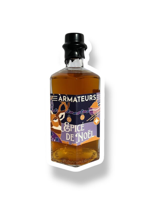 épicé de noel violet stickers fond blanc Épicé de Noël - Vieilli en fût