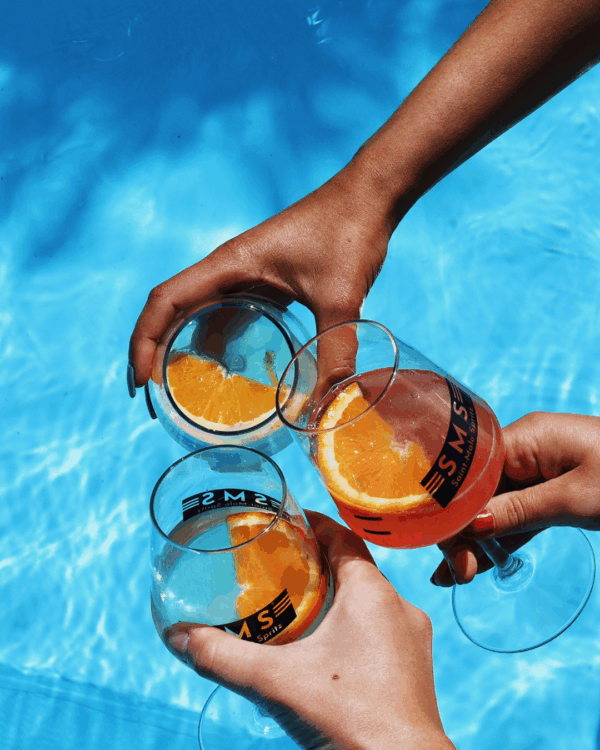 Verre incassable « SMS » à Spritz & lignes de dosage